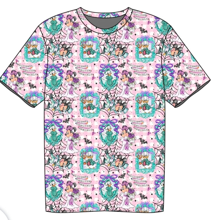 Halloween PREORDER Pastel Mortels Adult Tshirt- ships mid August