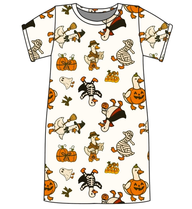 Halloween PREORDER Silly Goose Adult Moomoo(night gown)- ships mid August