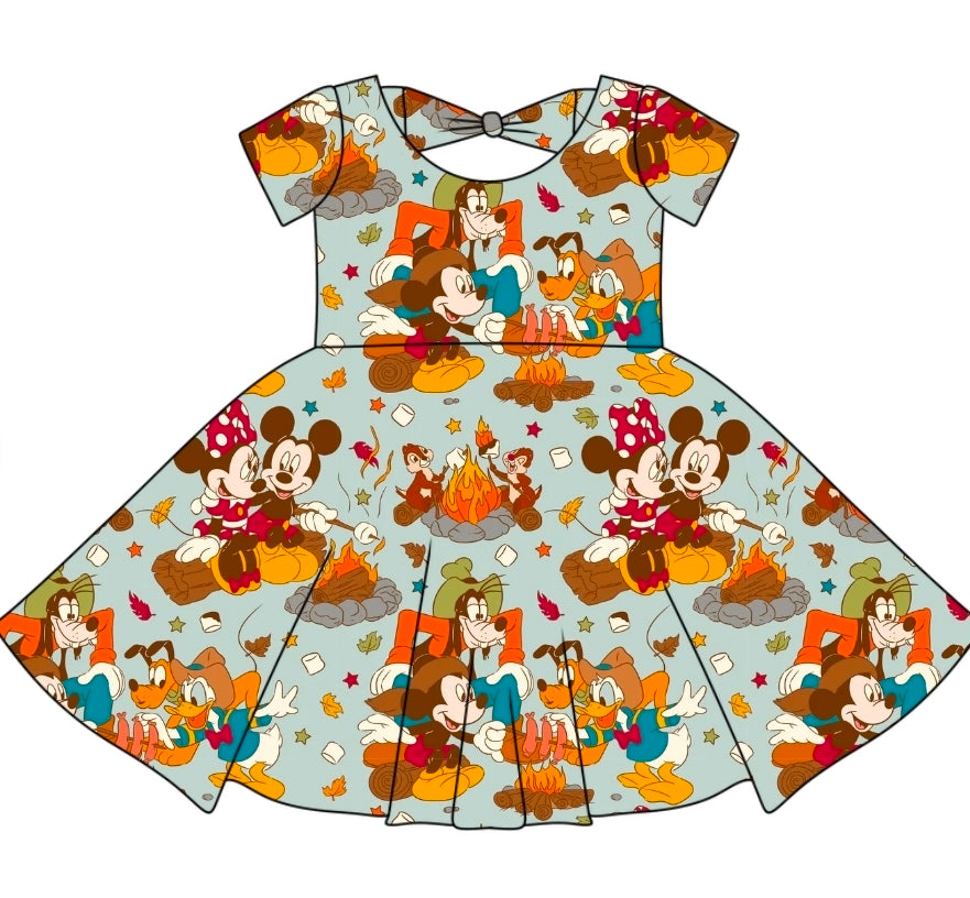 FALL PREORDER- Smore Bowback Dress (ships mid August)