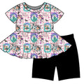 Halloween PREORDER Pastel Mortels Peplum & Shorts set- ships mid August