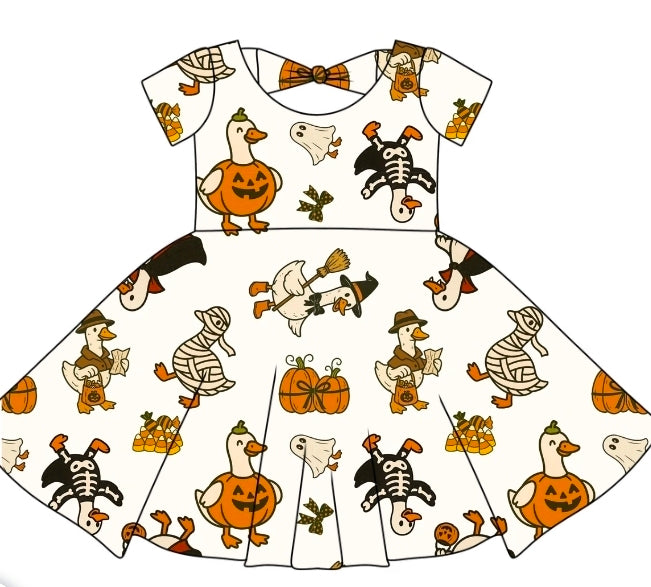 Halloween PREORDER Silly Goose Bowback Dress- ships mid August