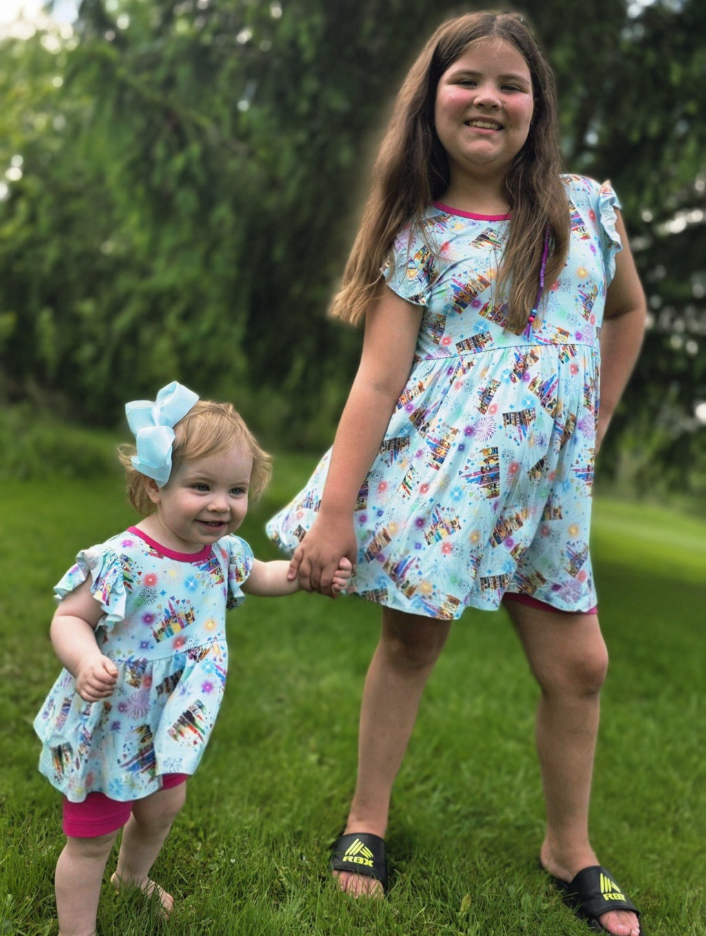 Storybook Sparkle Daywear Peplum Shorts Set