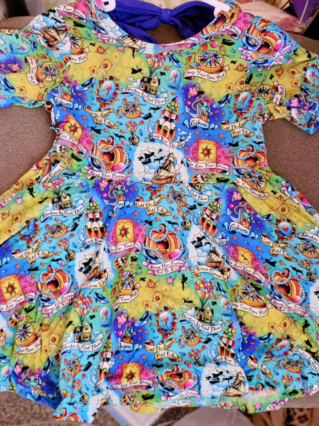 Magic Quotes Bowback Dress