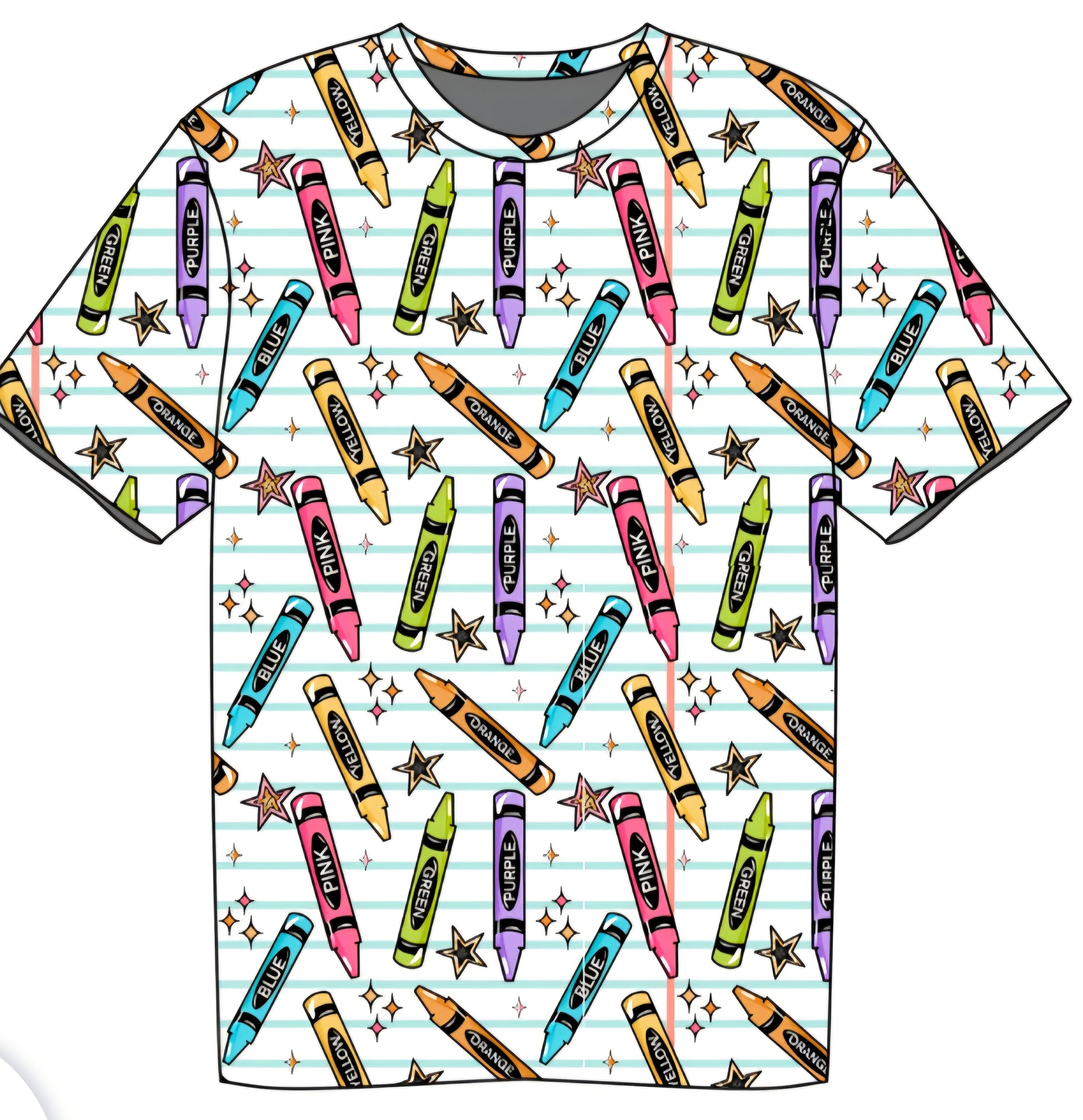 B2S PREORDER Crayon Craze Adult Tshirt- ships mid August
