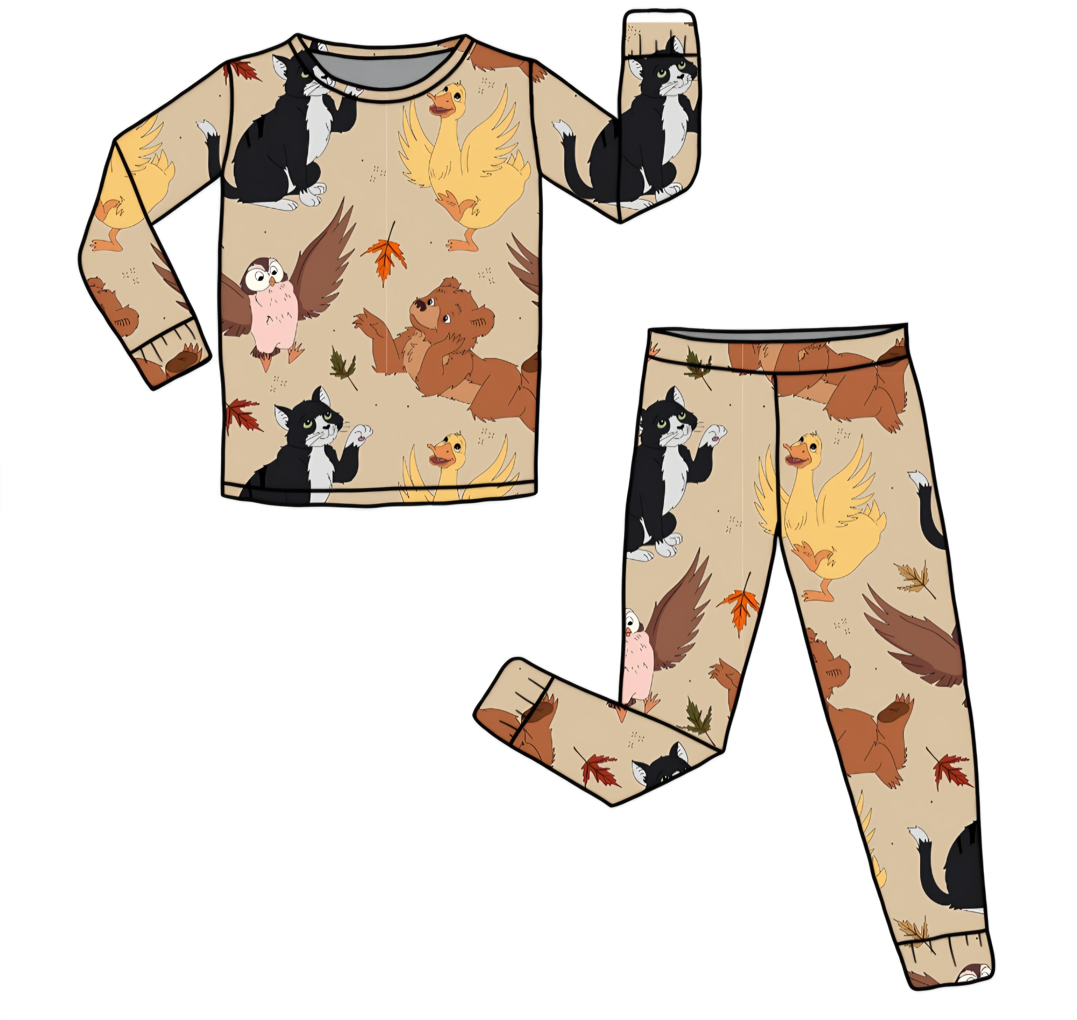 FALL PREORDER- Lil Bear PJ set (ships mid August)