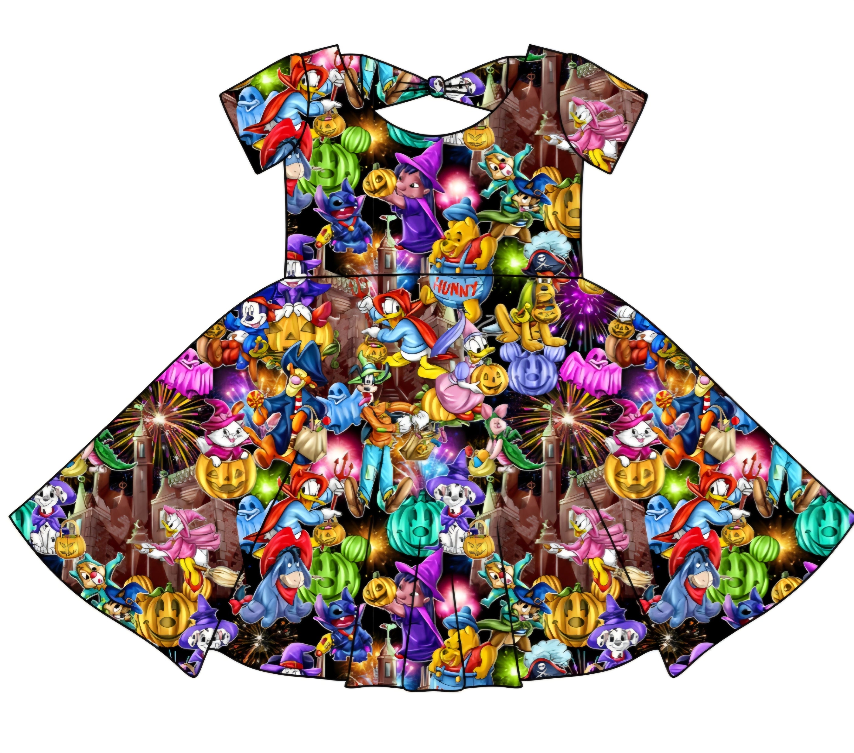 Halloween PREORDER Halloween On Main Bowback Dress- ships mid August