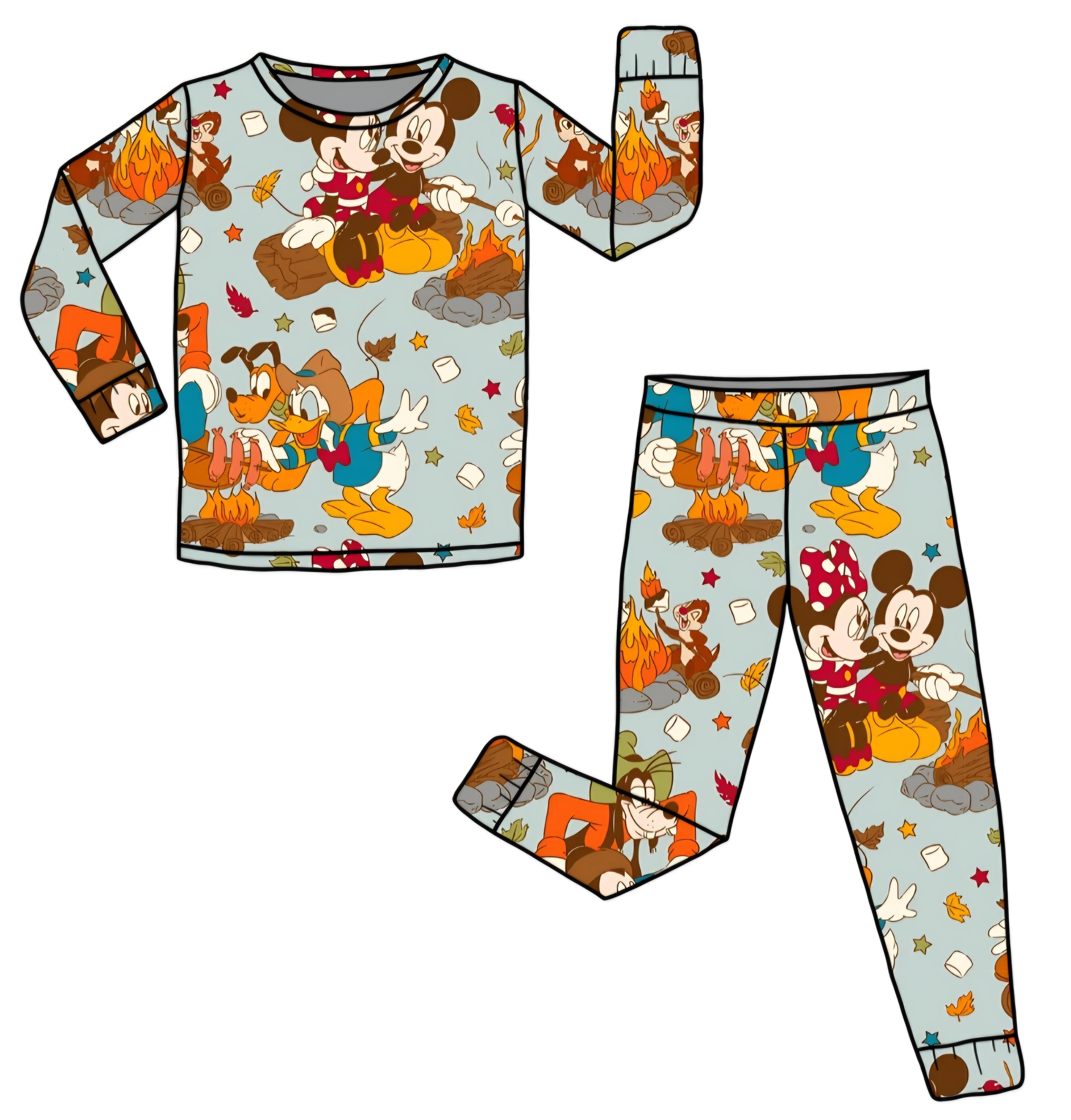 FALL PREORDER- Smore Fun Long Sleeve PJ Set (ships mid August)
