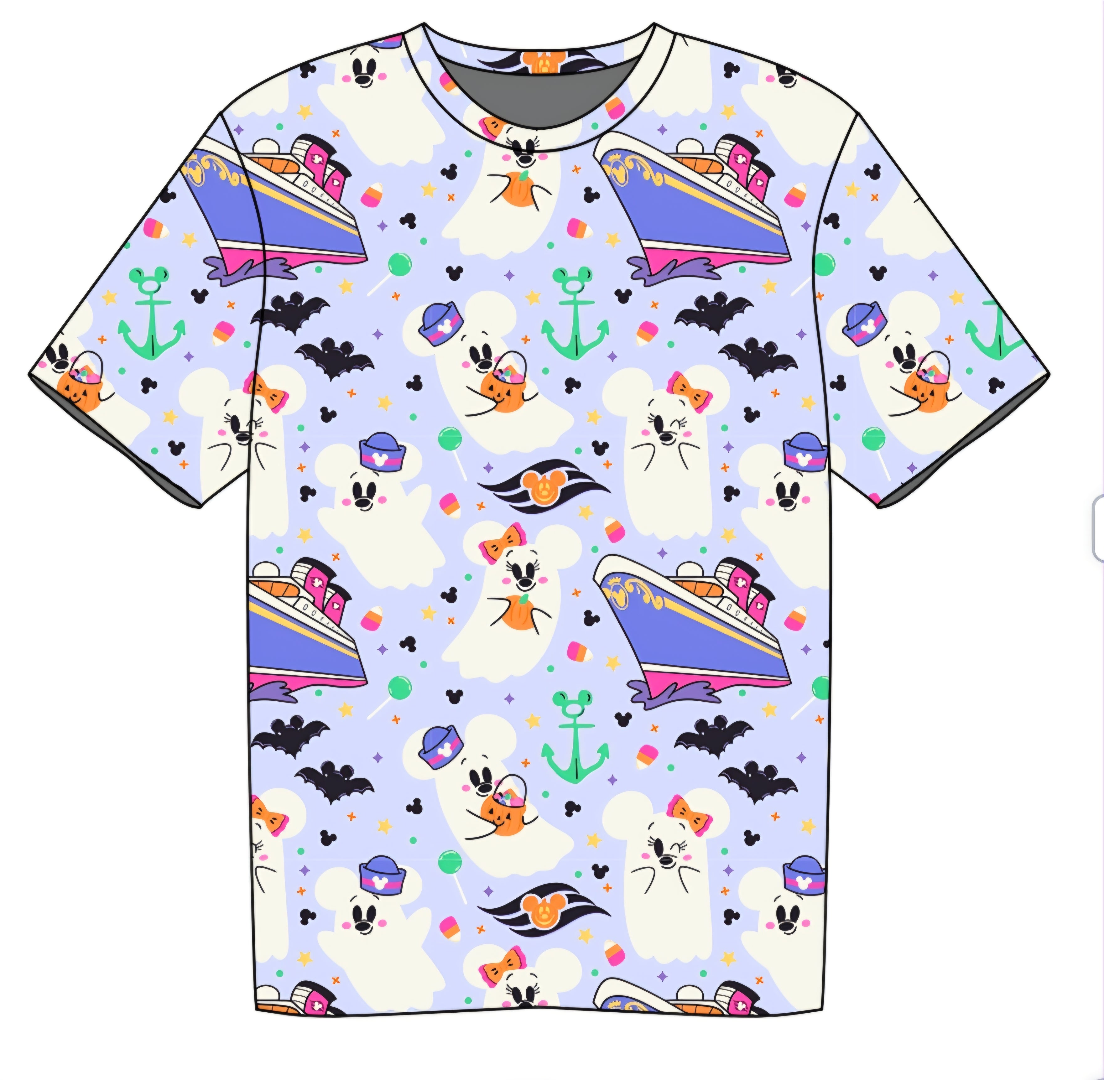 HALLOWEEN PREORDER: Cruising Ghosts Adult Oversized Tshirt (ships mid August)