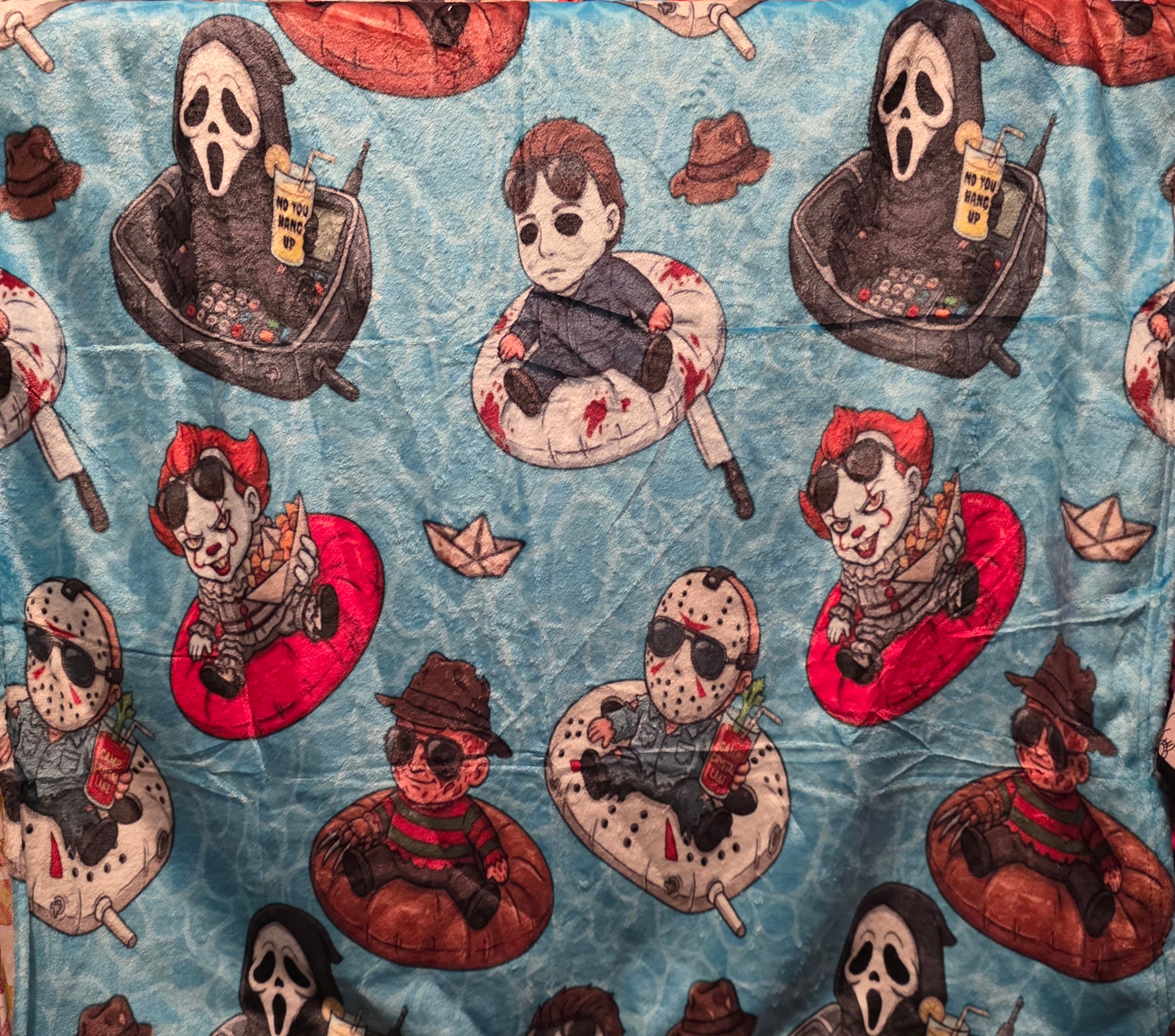Lil Slashers Splashin 50x60 Plush Blanket