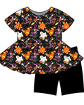 Halloween PREORDER Boo! Peplum and Shorts Daywear- ships mid August