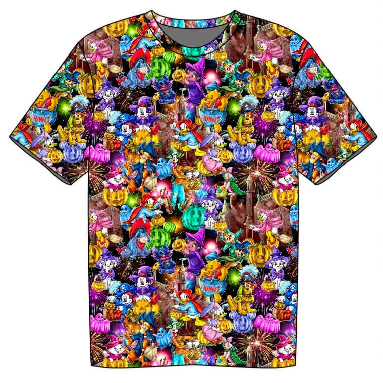 Halloween PREORDER Halloween On Main Kids Tshirt- ships mid August