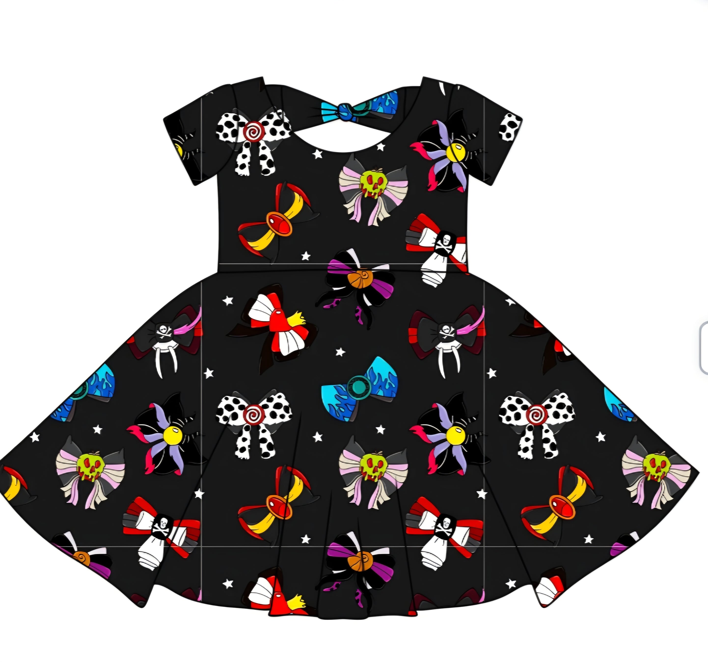 Halloween PREORDER Bows Bowback Dress- ships mid August