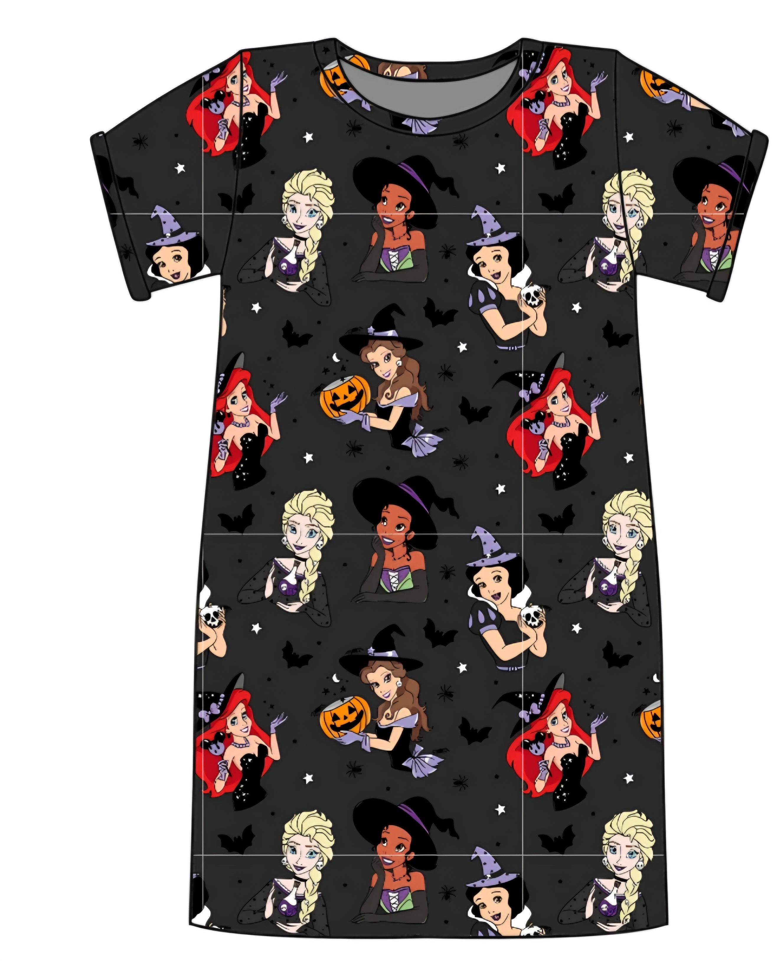 Halloween PREORDER Spooky Princess Adult Moomoo (night gown)- ships mid August