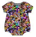 Halloween PREORDER Halloween On Main Bubble Romper- ships mid August