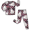 Halloween PREORDER Floral Ghouls Long Sleeve PJ set- ships mid August