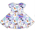 HALLOWEEN PREORDER: Cruising Ghosts Bowback Dress(ships mid August)