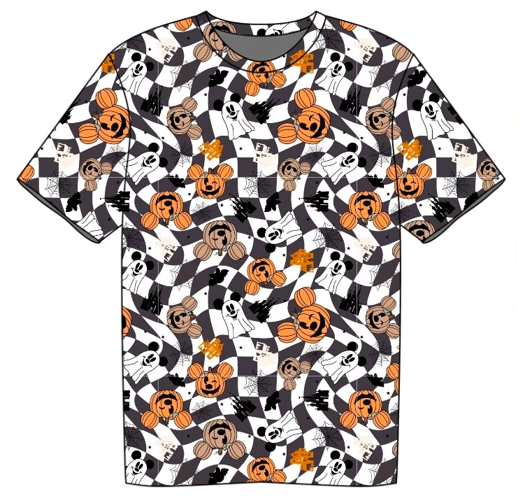 Halloween PREORDER Checkerween Adult Tshirt- ships mid August