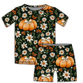 Halloween PREORDER Hey Pumpkin Short Sleeve and Shorts PJ set- ships mid August
