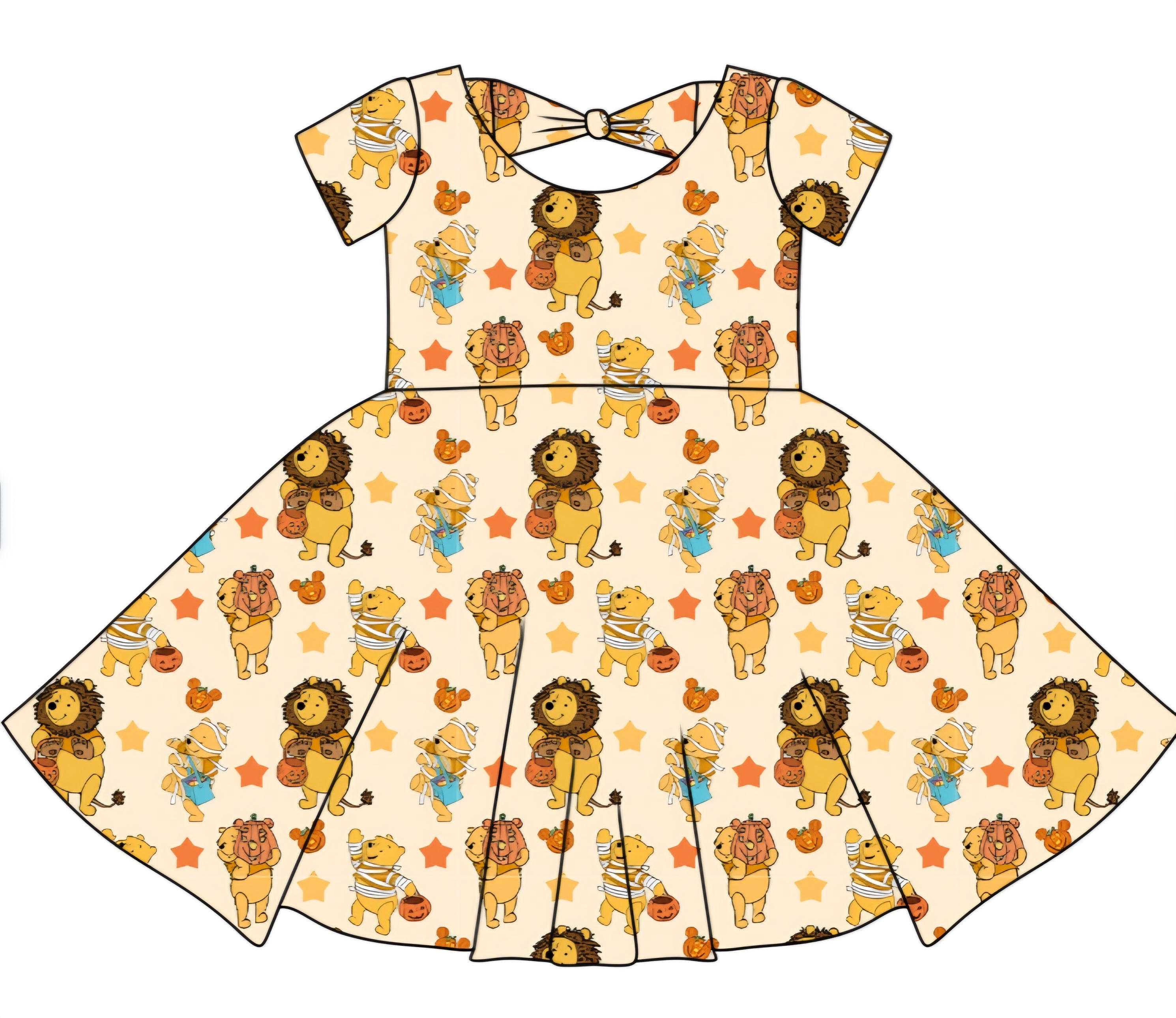 Halloween PREORDER HalloHoney Bowback Dress- ships mid August