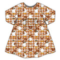 FALL PREORDER- Touchdown Honkers Long Sleeve Twirl Dress (ships mid August)