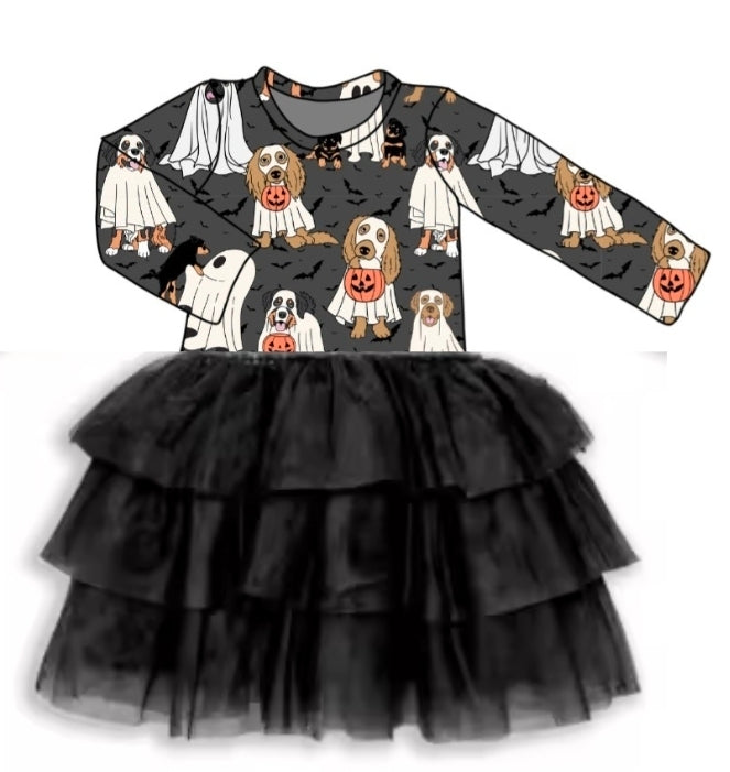 Halloween PREORDER Howl-o-ween Tutu Dress- ships mid August
