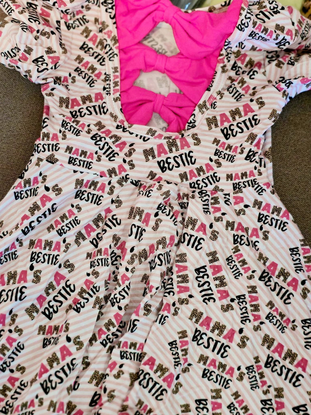 Mama's Bestie Bowback Dress