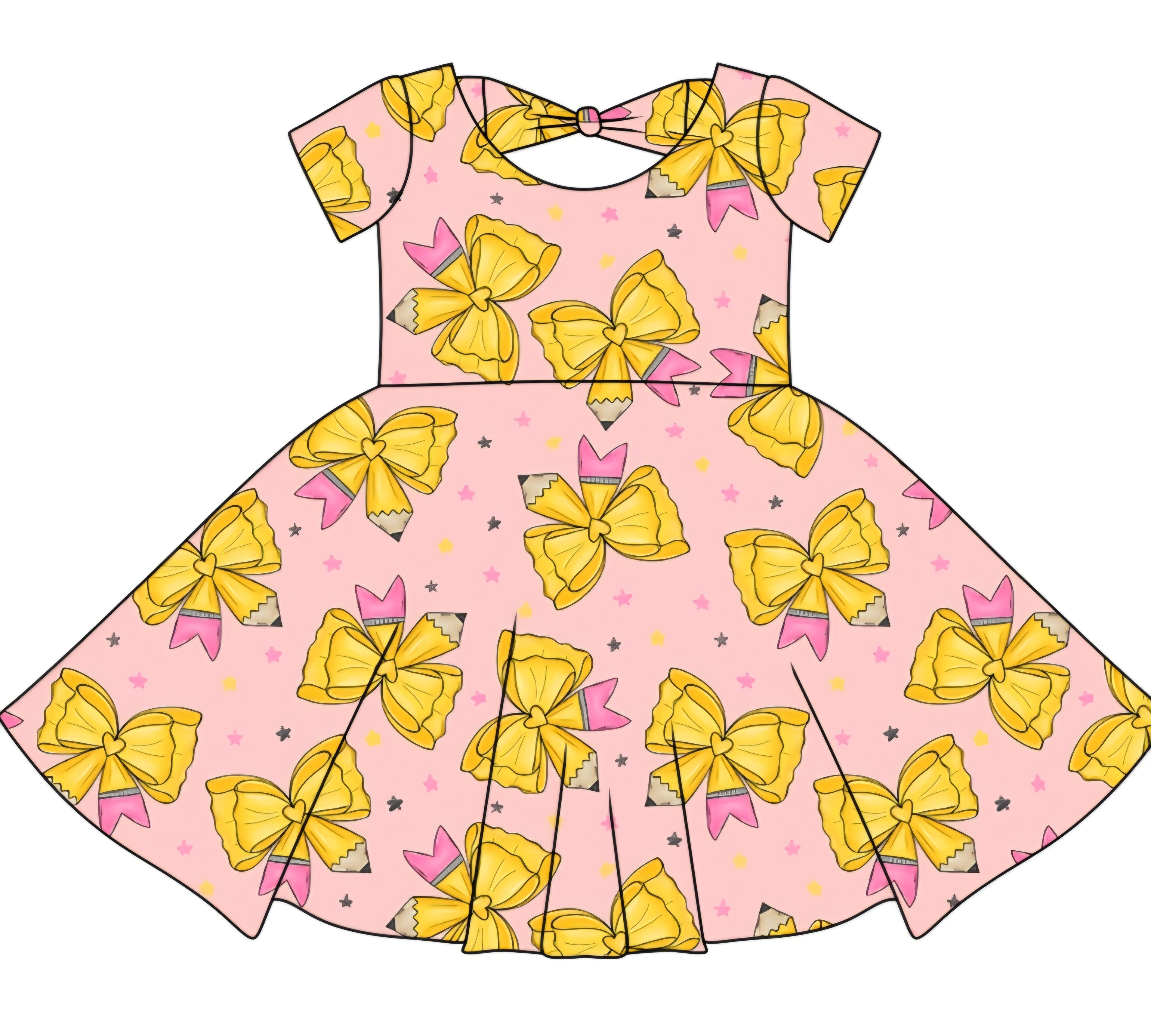 B2S PREORDER Pencil Bow Bowback Dress- ships mid August