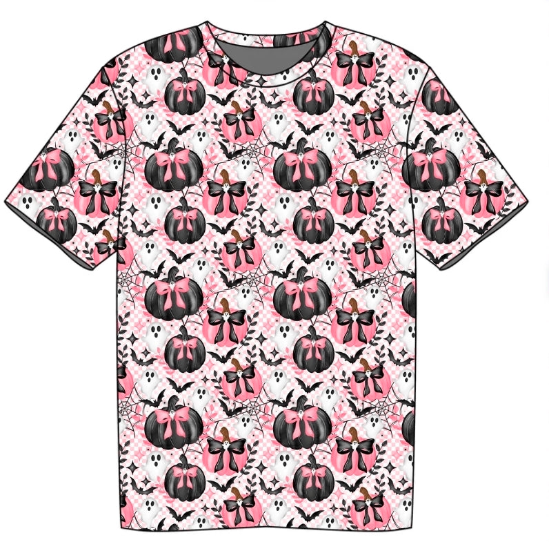 Halloween PREORDER Pretty Little Pumpkins Kids Daywear Tshirt- ships mid August