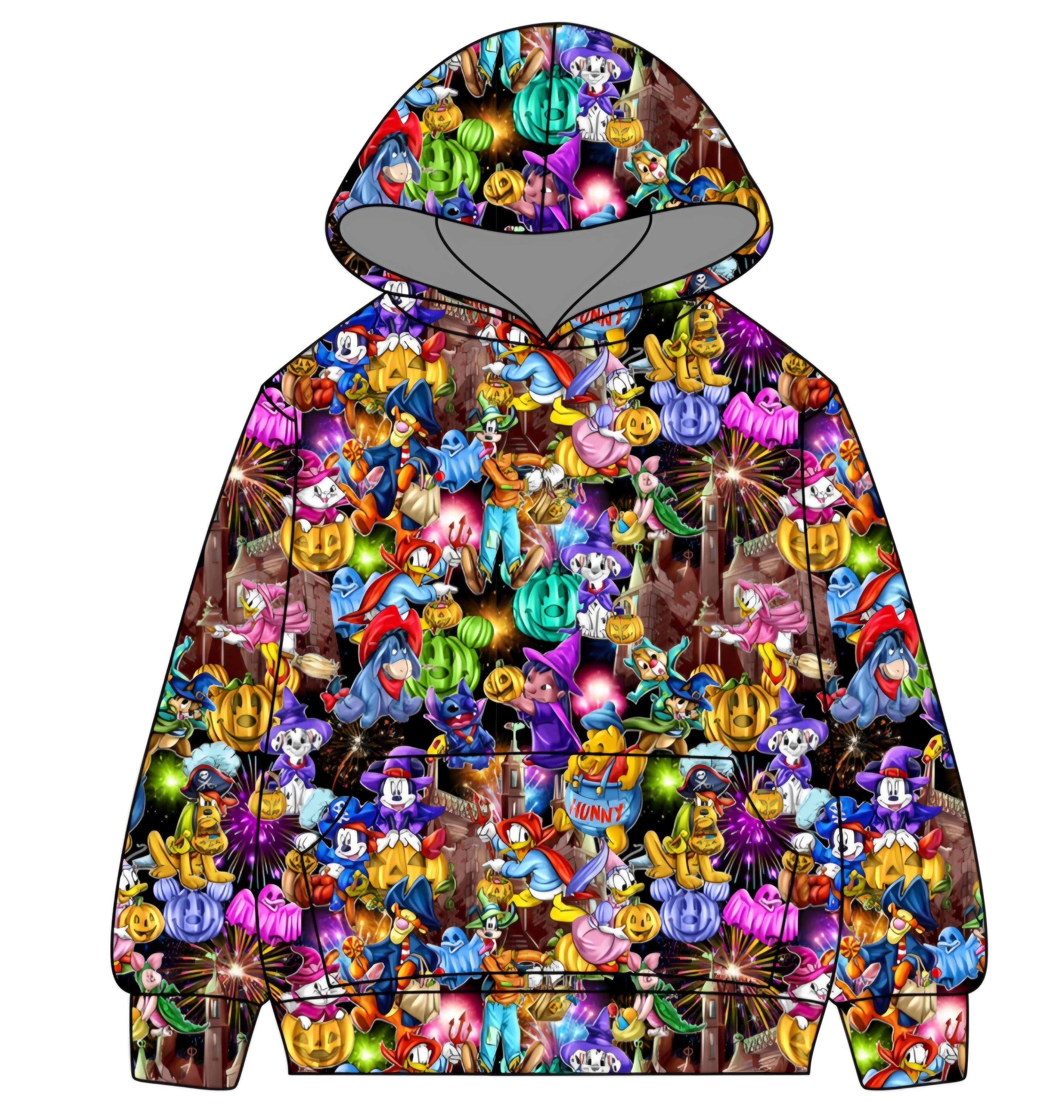 Halloween PREORDER Halloween On Main Adult Hoodie- ships mid August