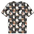 Halloween PREORDER Howl-o-ween Kids Daywear Tshirt- ships mid August