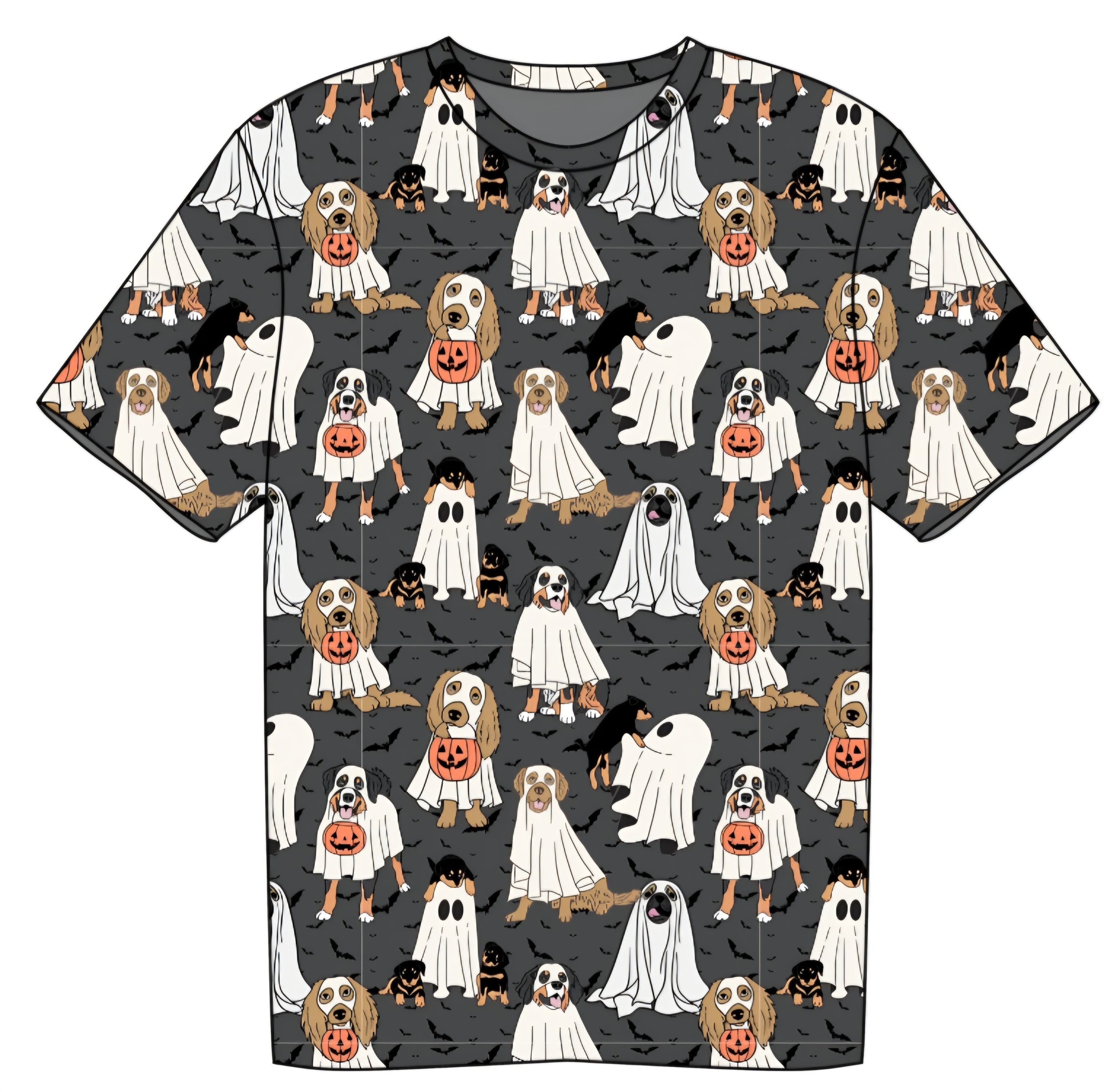 Halloween PREORDER Howl-o-ween Kids Daywear Tshirt- ships mid August