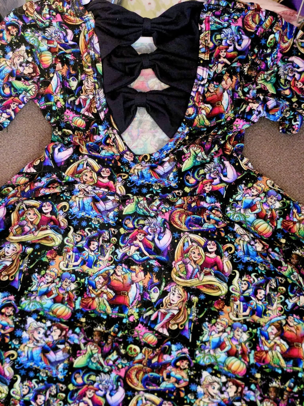 Good Vs Evil Bowback Dress