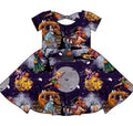 Halloween PREORDER Royal Midnight Bowback Dress- ships mid August